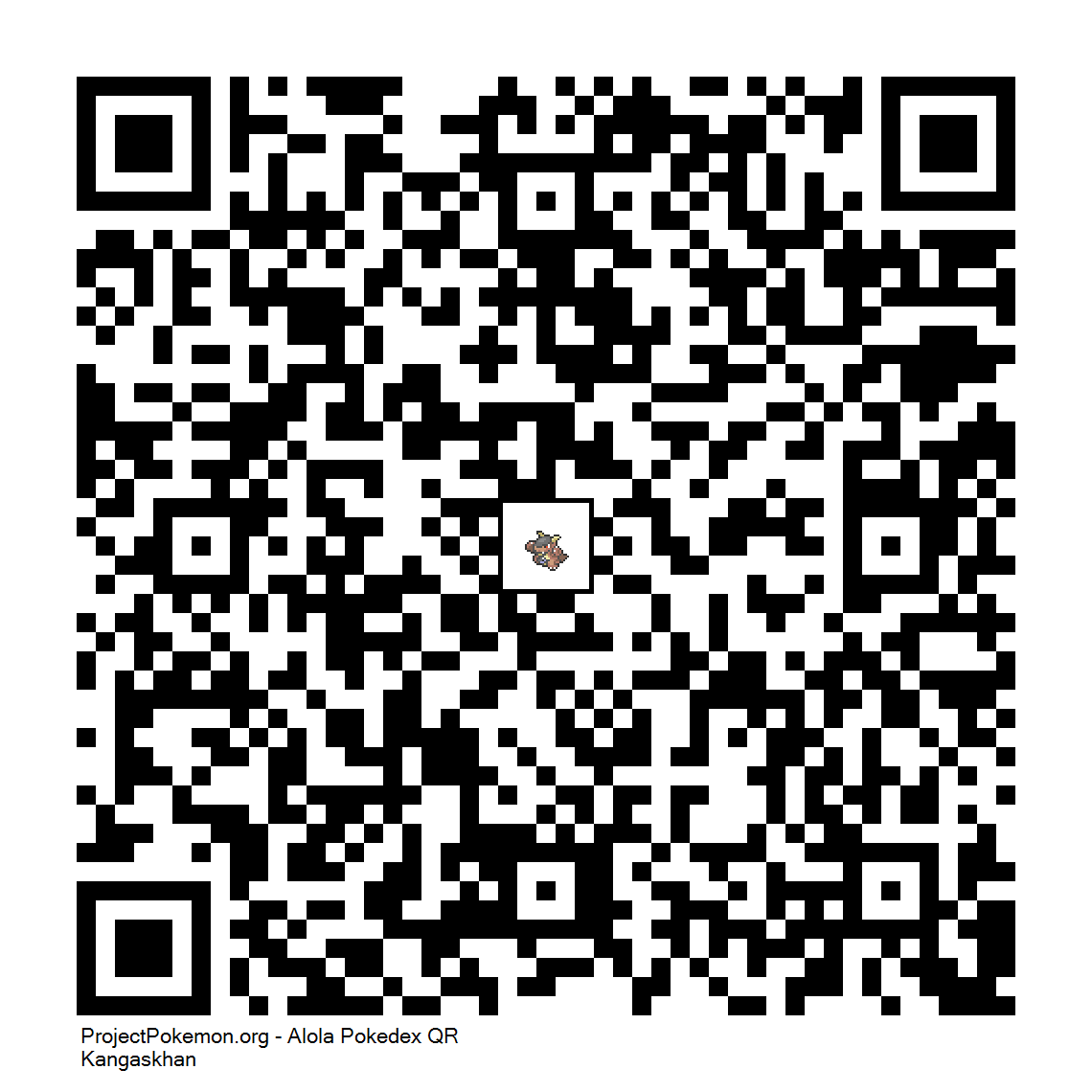 Cdigo QR de Kangaskhan